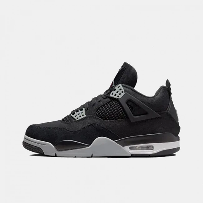 Nike Air Jordan 4 Black Canvas