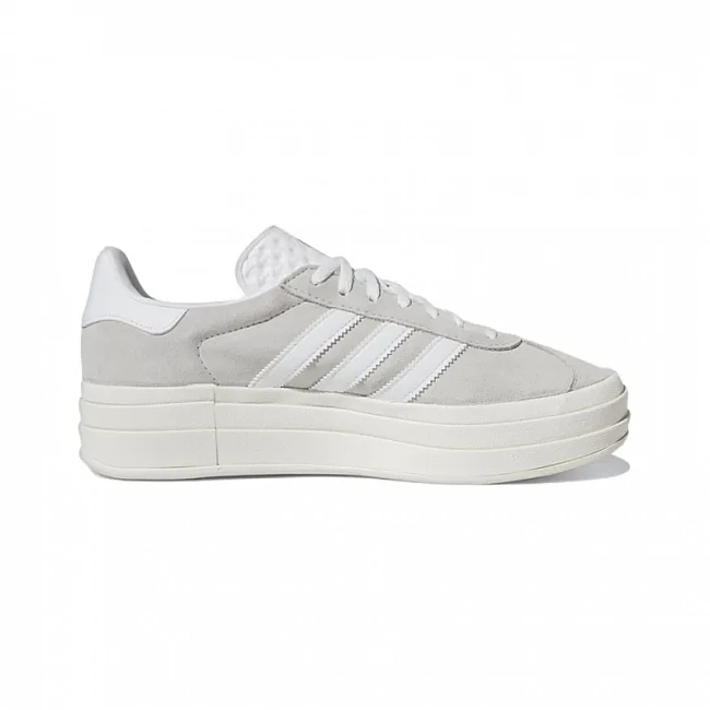 картинка Adidas Gazelle Bold "Grey Cloud White" магазин Одежда+ являющийся официальным дистрибьютором в России 