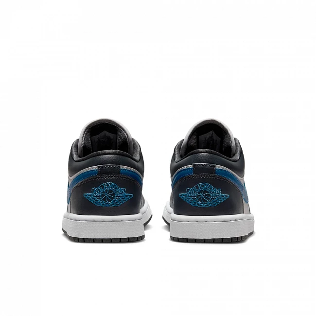 картинка Nike Air Jordan 1 Low Anthracite Industrial Blue магазин Одежда+ являющийся официальным дистрибьютором в России 