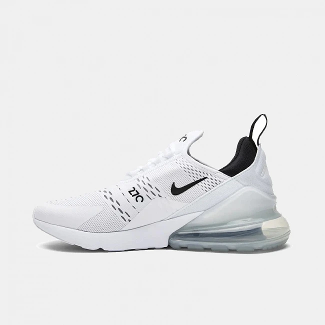 картинка Nike Air Max 270 White Black магазин Одежда+ являющийся официальным дистрибьютором в России 