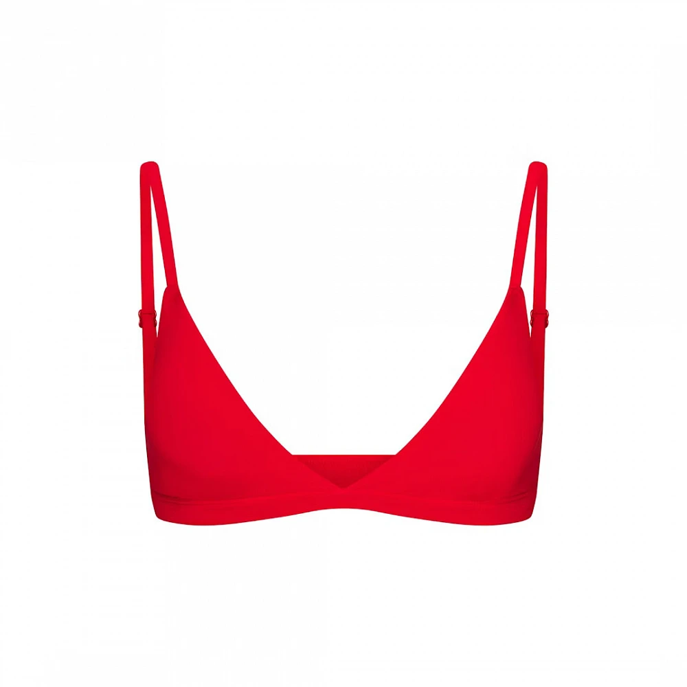 картинка SKIMS Sleep Triangle Bralette Ruby от магазина Одежда+