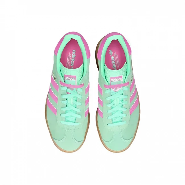 картинка Adidas Gazelle Bold Pulse "Mint Pink" магазин Одежда+ являющийся официальным дистрибьютором в России 