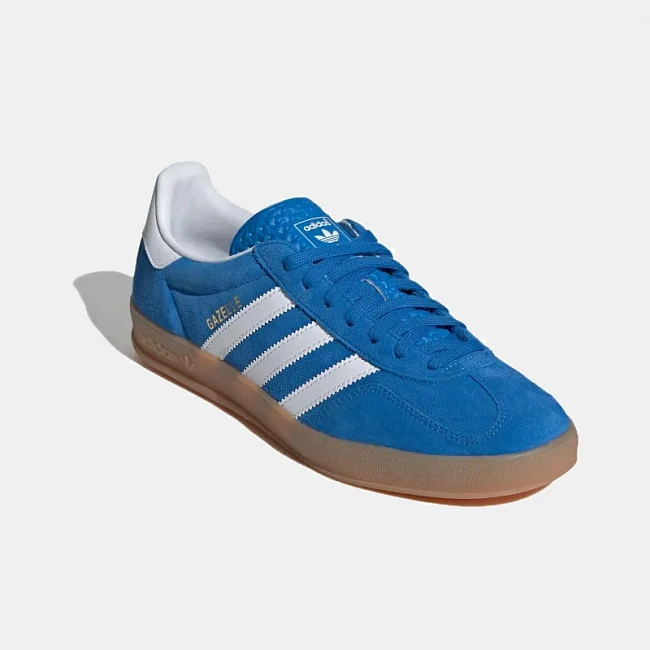 картинка Adidas Gazelle Blue Bird Cloud White магазин Одежда+ являющийся официальным дистрибьютором в России 