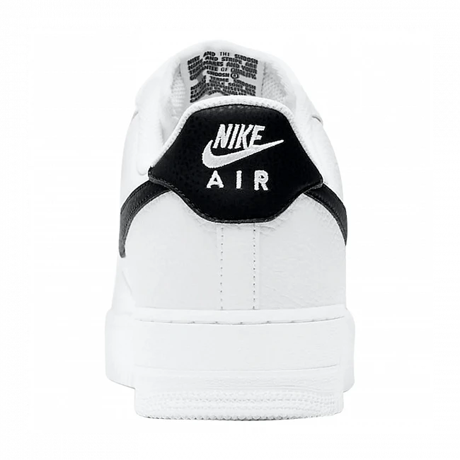 картинка Nike Air Force 1 '07 Shoes White Black магазин Одежда+ являющийся официальным дистрибьютором в России 