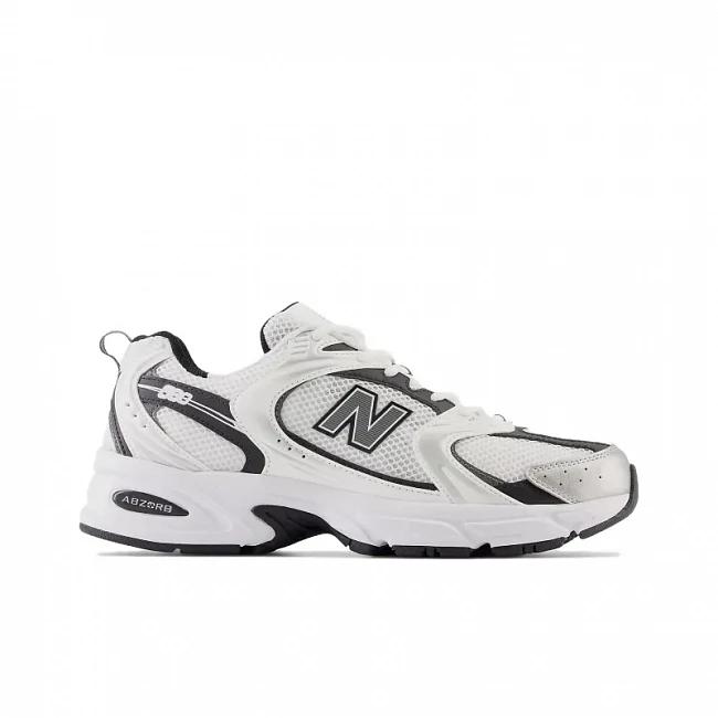 картинка New Balance 530 White Silver Metallic Black магазин Одежда+ являющийся официальным дистрибьютором в России 