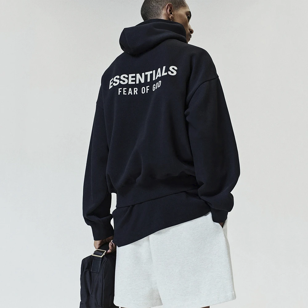 Fear of God Essentials Classic Hoodie Vintage Black