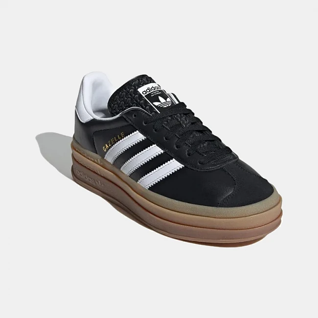 картинка Adidas Gazelle Bold "Core Black" магазин Одежда+ являющийся официальным дистрибьютором в России 