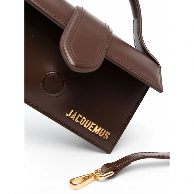картинка Jacquemus Le Bambino Leather Tote Bag Brown магазин Одежда+ являющийся официальным дистрибьютором в России 