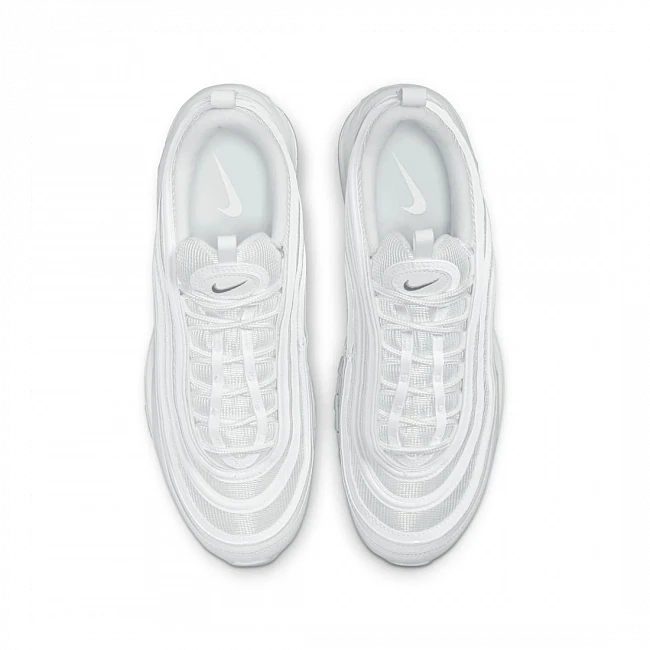 картинка Nike Air Max 97 Triple White магазин Одежда+ являющийся официальным дистрибьютором в России 