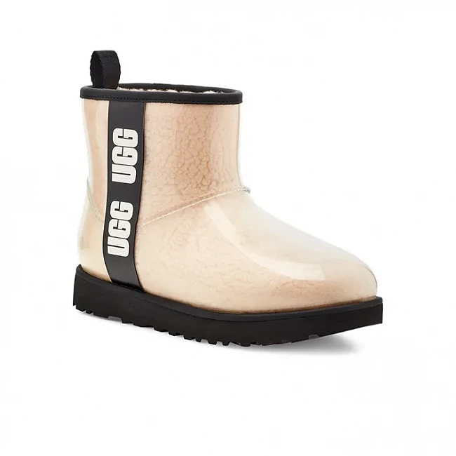 картинка UGG Classic Clear Mini White магазин Одежда+ являющийся официальным дистрибьютором в России 