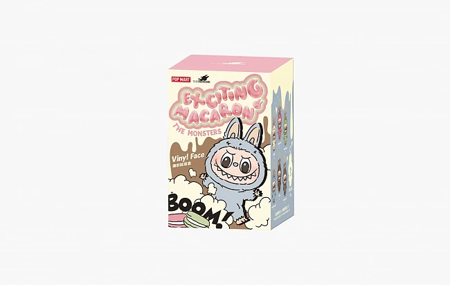 картинка Labubu Tasty Macarons Blind Box магазин Одежда+ являющийся официальным дистрибьютором в России 