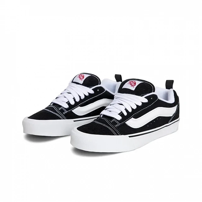 картинка Vans Knu Skool "Black White" магазин Одежда+ являющийся официальным дистрибьютором в России 