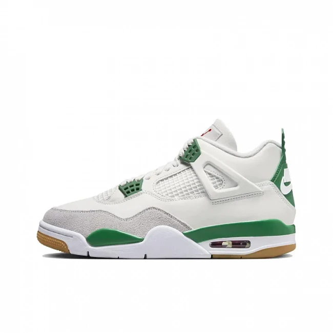 картинка Nike Air Jordan 4 Retro SB "Pine Green" магазин Одежда+ являющийся официальным дистрибьютором в России 