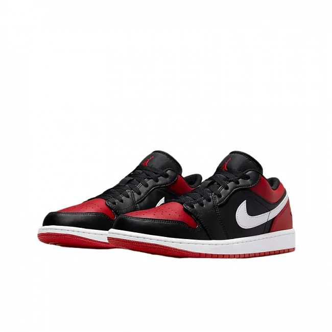 картинка Nike Air Jordan 1 Low "Alternate Bred Toe" магазин Одежда+ являющийся официальным дистрибьютором в России 