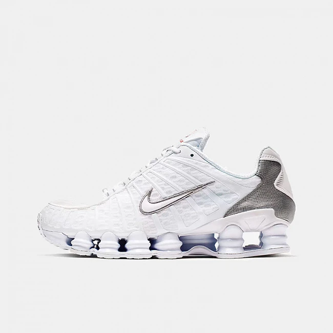 Nike Shox TL White / Metallic Silver