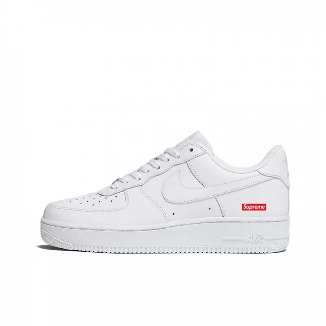 картинка Supreme x Nike Air Force 1 Low 'box logo' магазин Одежда+ являющийся официальным дистрибьютором в России 
