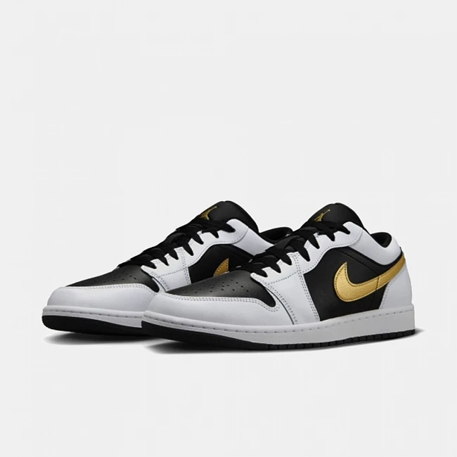 Nike Air Jordan 1 Low Gold Swoosh