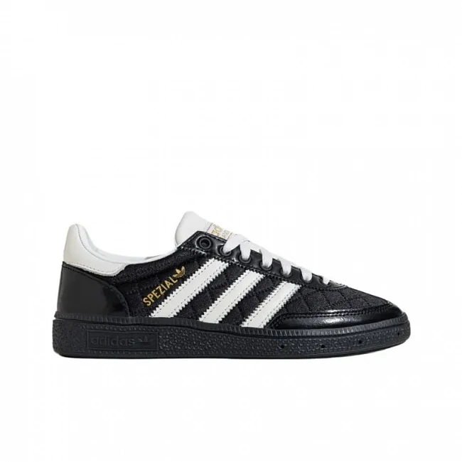 картинка Adidas Handball Spezial Core Black White магазин Одежда+ являющийся официальным дистрибьютором в России 