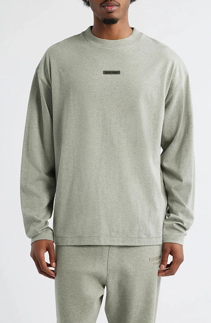 Fear of God ESSENTIALS Classic Long Sleeve Tee Abbey Stone