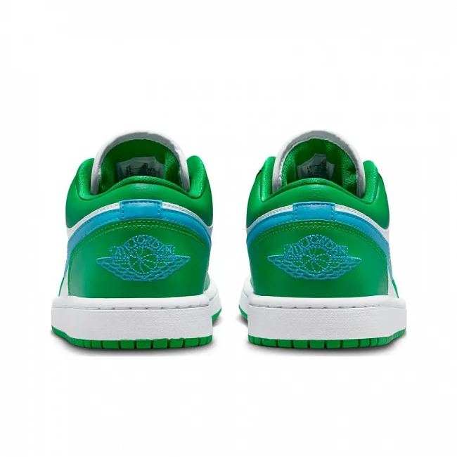 картинка Nike Air Jordan 1 Low WMNS "Lucky Green Aquatone" магазин Одежда+ являющийся официальным дистрибьютором в России 
