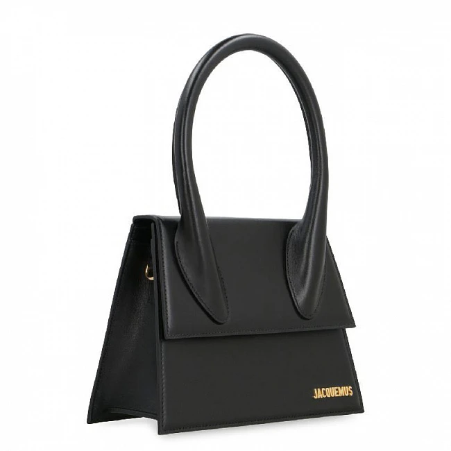 картинка Jacquemus The big little handbag Black магазин Одежда+ являющийся официальным дистрибьютором в России 