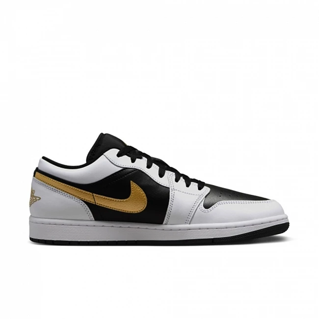картинка Nike Air Jordan 1 Low Gold Swoosh магазин Одежда+ являющийся официальным дистрибьютором в России 