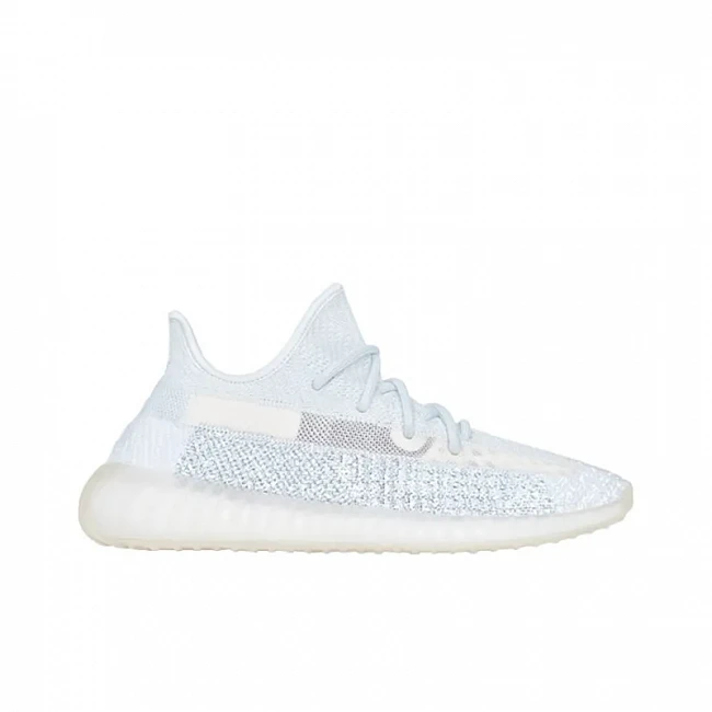 картинка Adidas Yeezy Boost 350 V2 "Cloud White" Reflective магазин Одежда+ являющийся официальным дистрибьютором в России 