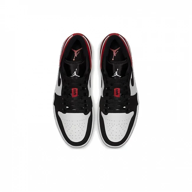 картинка Nike Air Jordan 1 Low 'Black Toe' магазин Одежда+ являющийся официальным дистрибьютором в России 