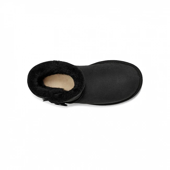 картинка UGG Mini Bailey Button II Black магазин Одежда+ являющийся официальным дистрибьютором в России 