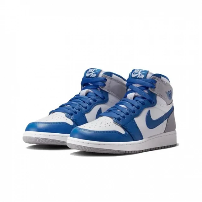 картинка Nike Air Jordan 1 Retro High OG "True Blue" магазин Одежда+ являющийся официальным дистрибьютором в России 