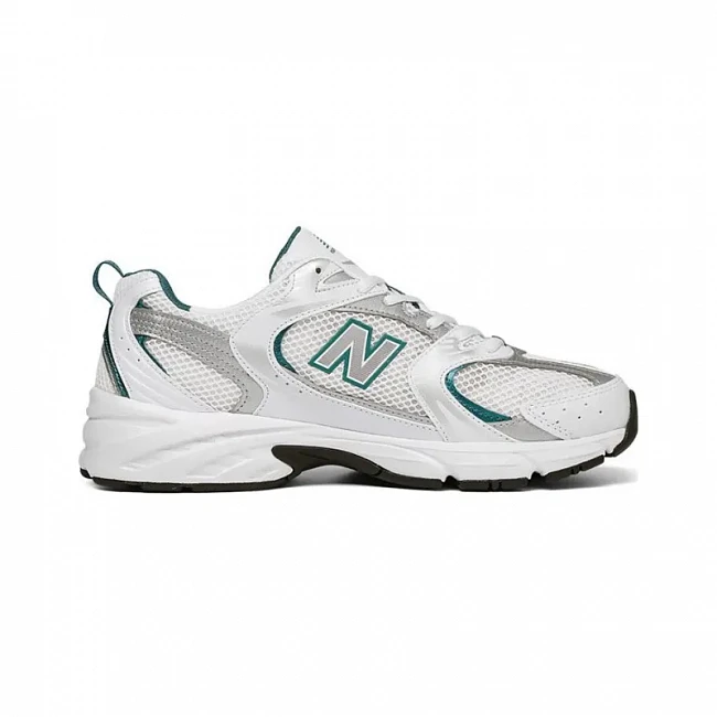 картинка New Balance 530 "White Silver Green" магазин Одежда+ являющийся официальным дистрибьютором в России 