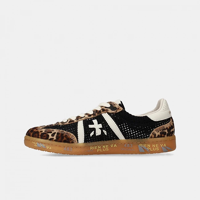 Premiata Bonnied 8200 Black / Animal Print