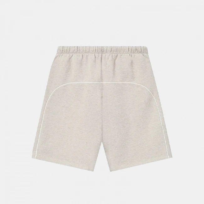 Fear of God Essentials Fleece Sweatshort Heather Stone/Cloud White
