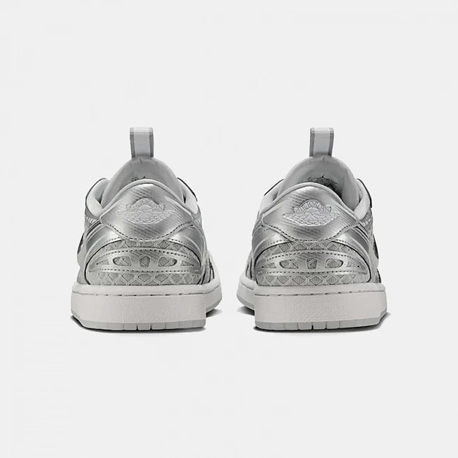 Nike Air Jordan 1 Low Method of Make Metallic Silver