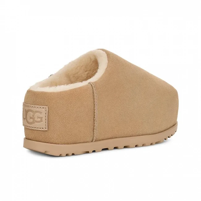 картинка UGG Pumped Slide Mustard магазин Одежда+ являющийся официальным дистрибьютором в России 