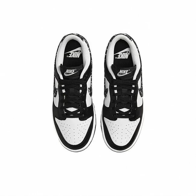 картинка Nike Dunk Low WMNS "Paisley Pack Black White" магазин Одежда+ являющийся официальным дистрибьютором в России 