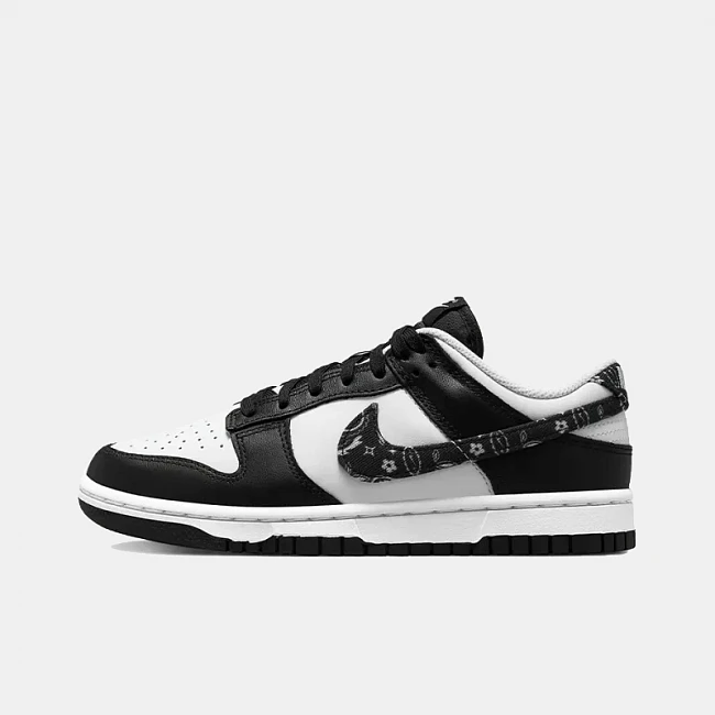 Nike Dunk Low Paisley Pack Black White