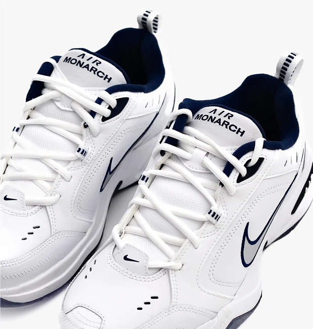 картинка Nike Air Monarch Iv White магазин Одежда+ являющийся официальным дистрибьютором в России 