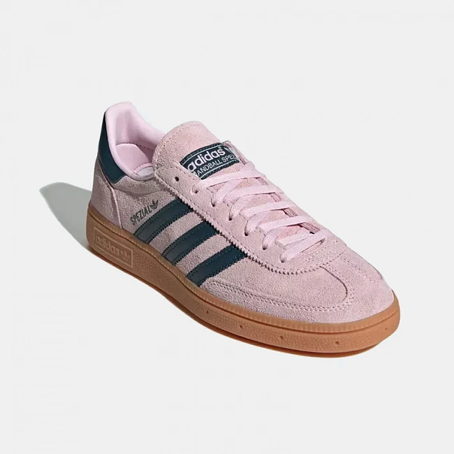 картинка Adidas Handball Spezial "Clear Pink Arctic Night" магазин Одежда+ являющийся официальным дистрибьютором в России 