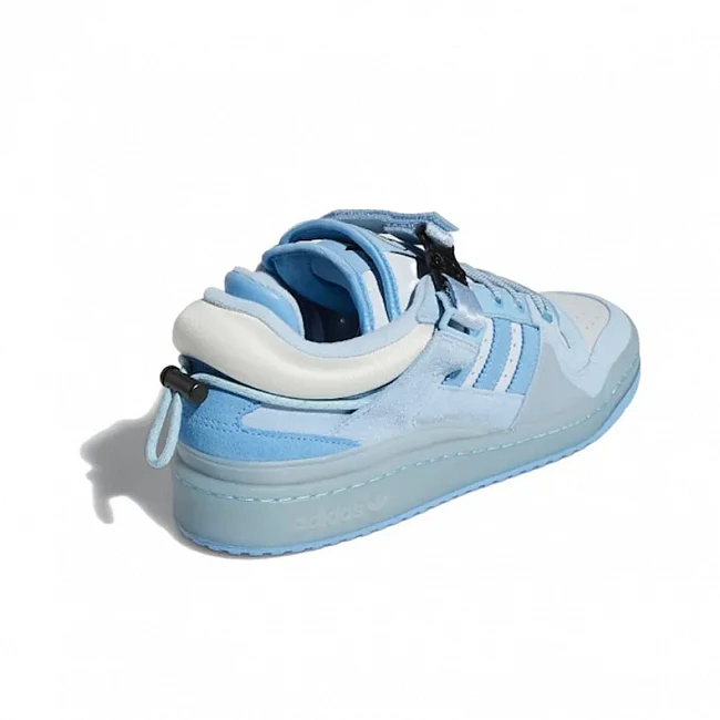 картинка Adidas Forum Buckle Low "Bad Bunny Blue Tint" магазин Одежда+ являющийся официальным дистрибьютором в России 