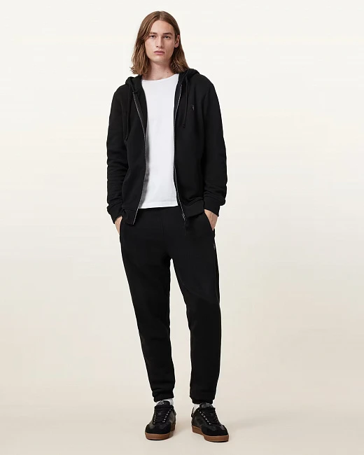 картинка Raven Zip Up Ramskull Hoodie Black магазин Одежда+ являющийся официальным дистрибьютором в России 