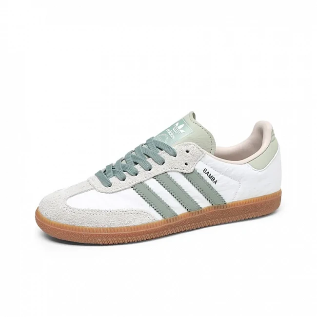 картинка Adidas Samba Silver Green Putty Mauve магазин Одежда+ являющийся официальным дистрибьютором в России 