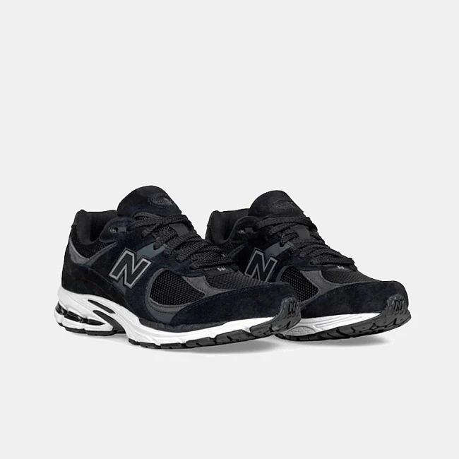 картинка New Balance 2002R Black with phantom and gunmetal магазин Одежда+ являющийся официальным дистрибьютором в России 