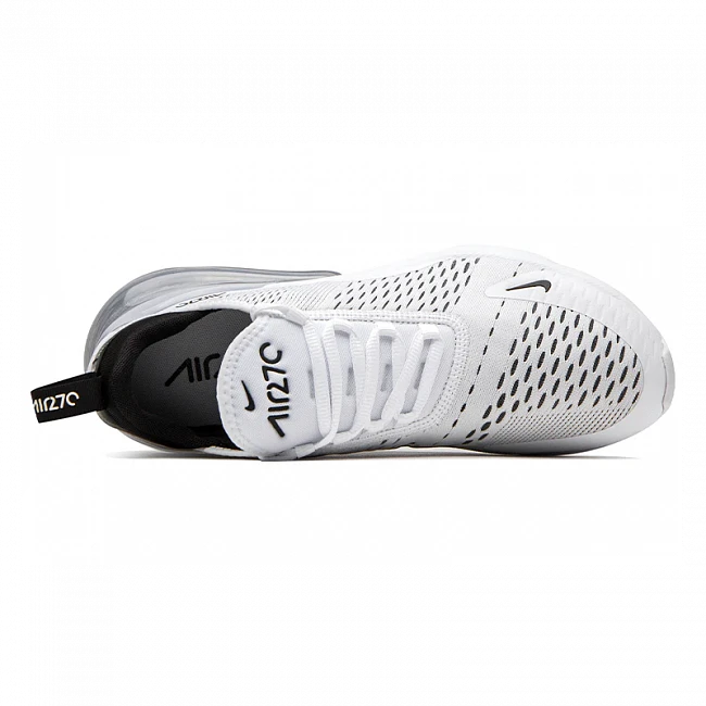 картинка Nike Air Max 270 White Black магазин Одежда+ являющийся официальным дистрибьютором в России 
