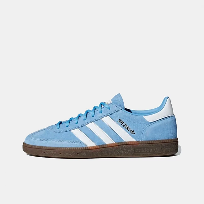картинка Adidas Handball Spezial Light Blue магазин Одежда+ являющийся официальным дистрибьютором в России 