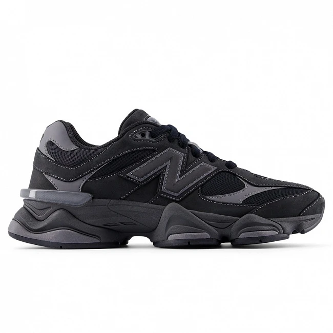 картинка New Balance 9060 Mono Black магазин Одежда+ являющийся официальным дистрибьютором в России 