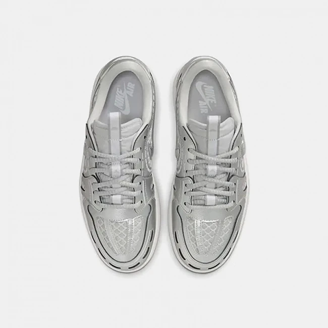 Nike Air Jordan 1 Low Method of Make Metallic Silver