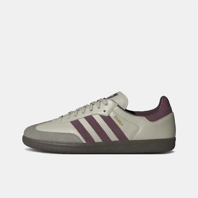 картинка Adidas Samba Putty Grey Maroon магазин Одежда+ являющийся официальным дистрибьютором в России 