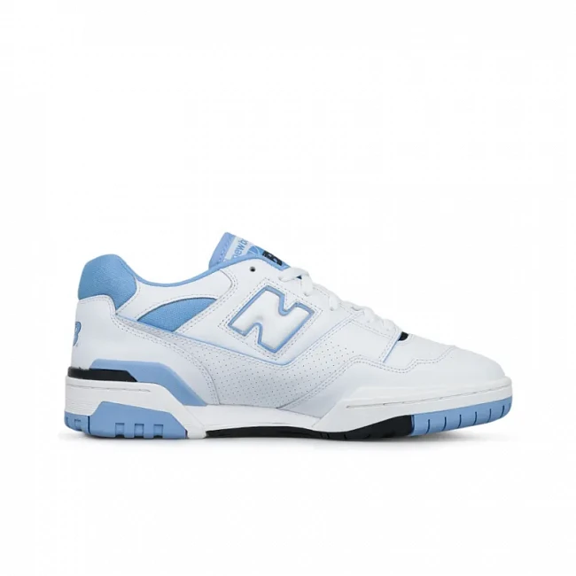 картинка New Balance 550 "UNC White University Blue" магазин Одежда+ являющийся официальным дистрибьютором в России 
