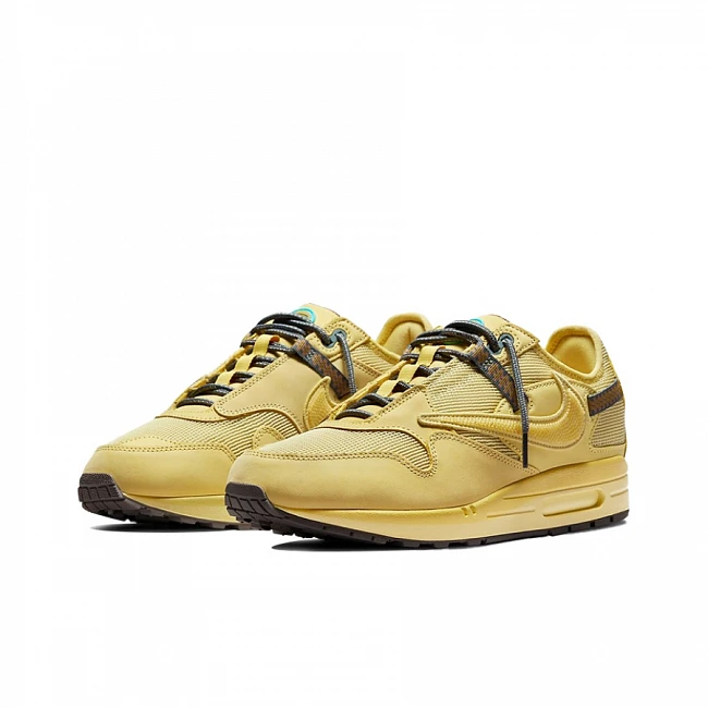 картинка Nike Air Max 1 х Travis Scott Saturn Gold магазин Одежда+ являющийся официальным дистрибьютором в России 